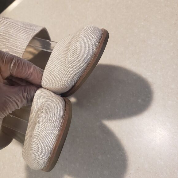 Women’s TOMS, MAJORCA Cutout Heeled Sandal (Natural) Size 10 biedge - Picture 4 of 8